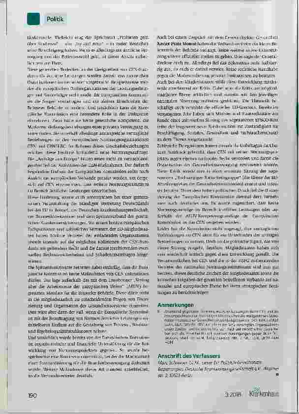 Vorschauseite 3: Gegen den Normenwahn aus Brüssel