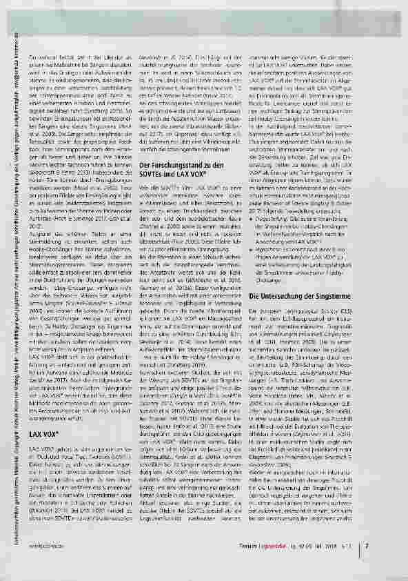 Vorschauseite 2: LAX VOX® bei Hobby-Chorsängern