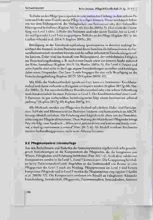 Vorschauseite 6: Das AACN-Synergy Model ein konzeptueller Rahmen klinischer Exzellenz