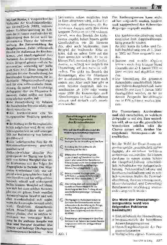 Vorschauseite 2: 41.Jahrestagung des VKD Auswirkungen auf das Rechnungswesen des Krankenhauses