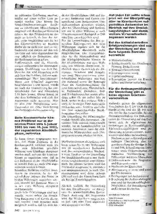 Vorschauseite 5: 41.Jahrestagung des VKD Auswirkungen auf das Rechnungswesen des Krankenhauses