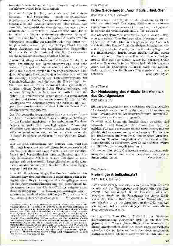 Vorschauseite 1: Zum Thema: In den Niederlanden: Angriff aufs Häubchen (DSZ 1968 7, 374)