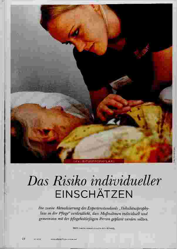 Vorschauseite 1: Das Risiko individueller EINSCHÄTZEN