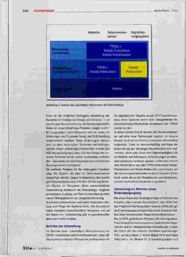 Vorschauseite 2: Open Source Software in Bibliotheken von Produkten zu flexiblen Infrastrukturen (Teil 2)