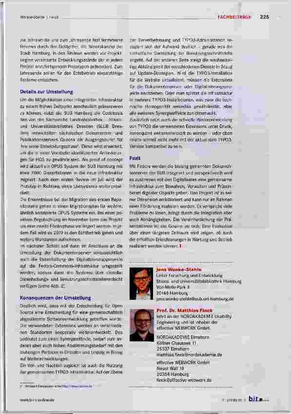Vorschauseite 3: Open Source Software in Bibliotheken von Produkten zu flexiblen Infrastrukturen (Teil 2)