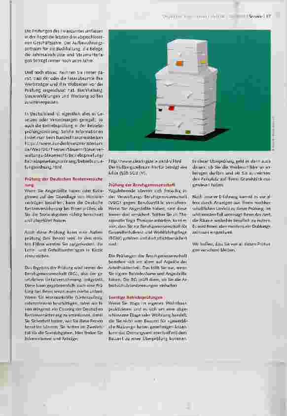 Vorschauseite 3: Betriebsprüfungen was auf Sie zukommen kann
