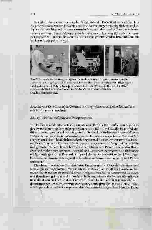 Vorschauseite 4: Robotik in Pflege und Krankenhaus Einsatzfelder, Produkte und aktuelle Forschungsarbeiten