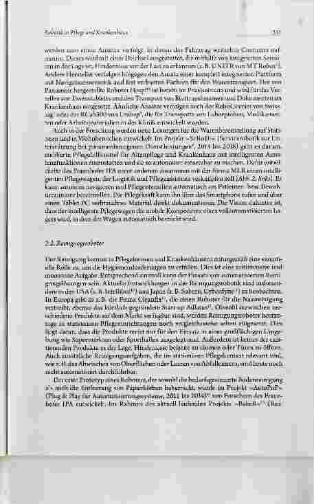 Vorschauseite 5: Robotik in Pflege und Krankenhaus Einsatzfelder, Produkte und aktuelle Forschungsarbeiten
