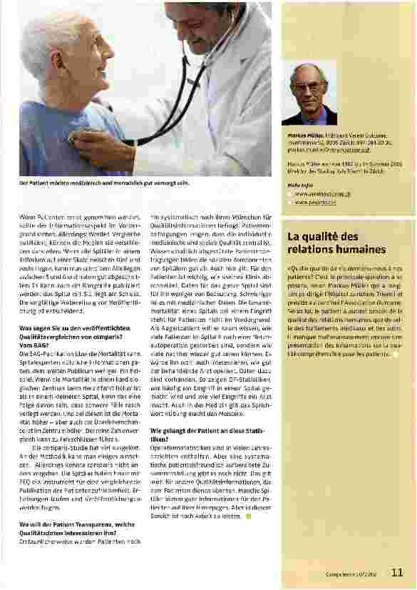 Vorschauseite 2: Welche Lebensqualität geben wir den Patienten mit?
