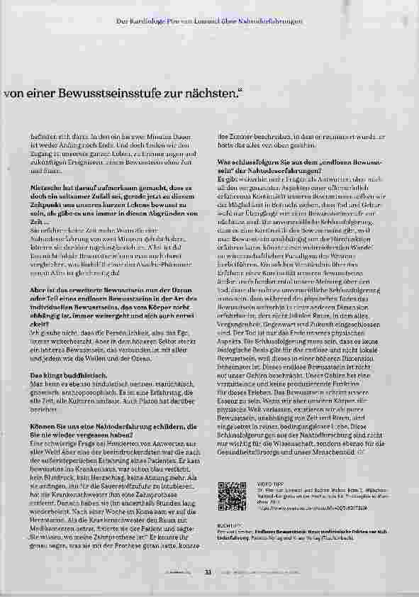 Vorschauseite 4: Das Bewusstsein scheint unsere Essenz zu sein