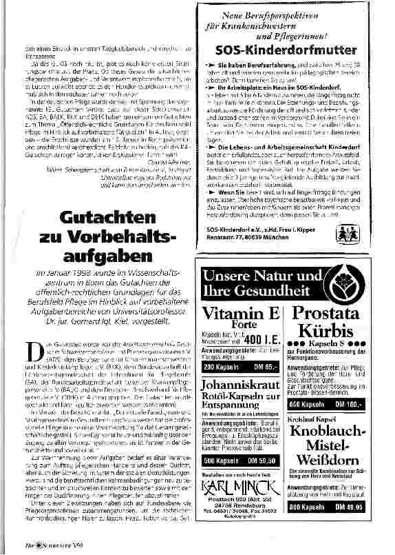 Vorschauseite 1: Gutachten zu Vorbehaltsaufgaben