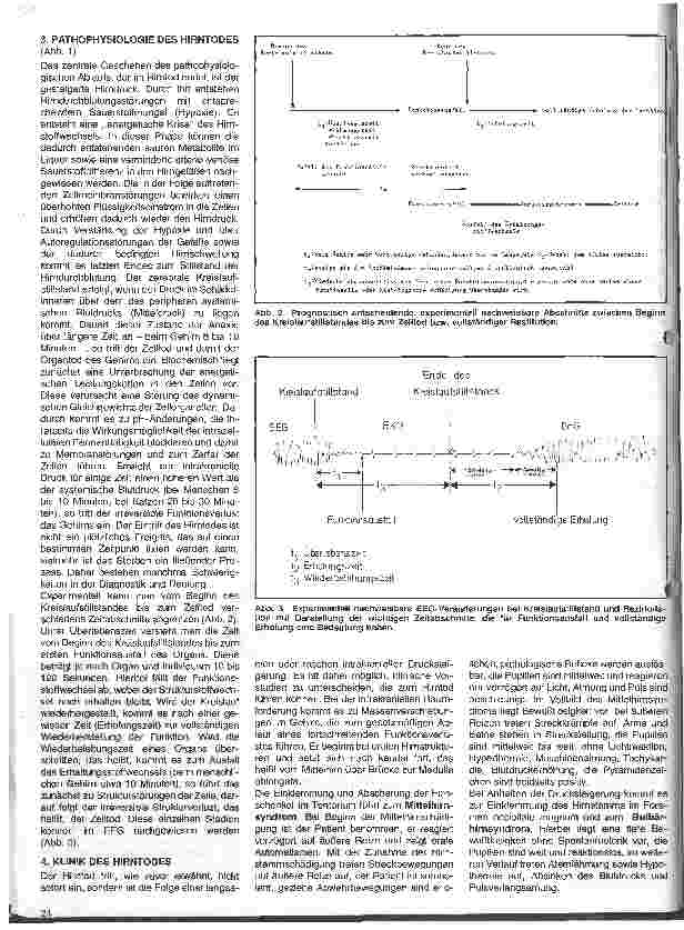 Vorschauseite 2: Themen aus der Neurochirurgie 11. Folge: Todeszeitbestimmung aus neurochirurgischer Sicht