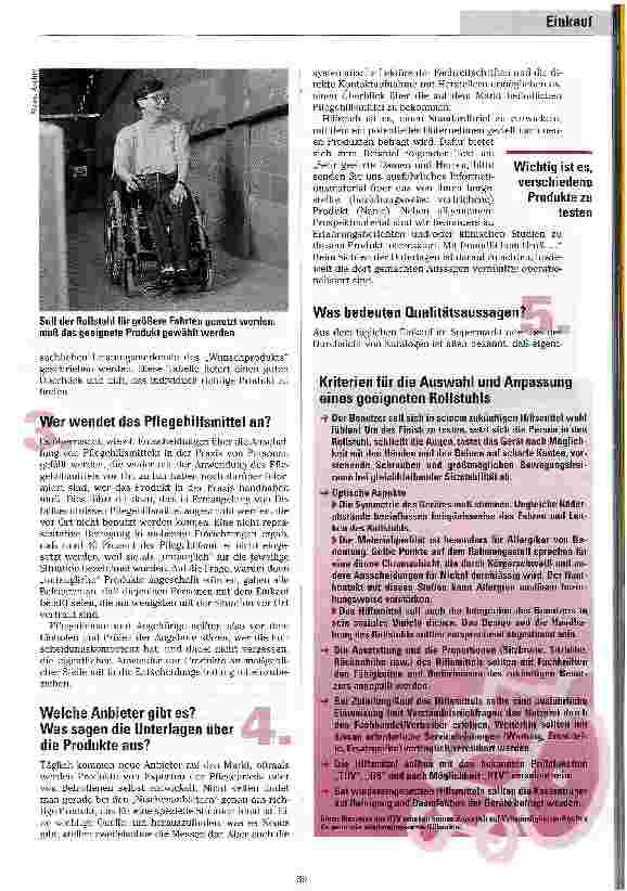 Vorschauseite 2: Superweich, transportabel oder luftdurchlässig Was beim Einkauf von Pflegehilfsmitteln zu beachten ist