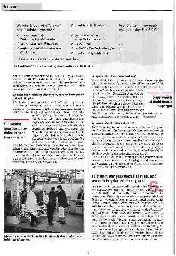 Vorschauseite 3: Superweich, transportabel oder luftdurchlässig Was beim Einkauf von Pflegehilfsmitteln zu beachten ist