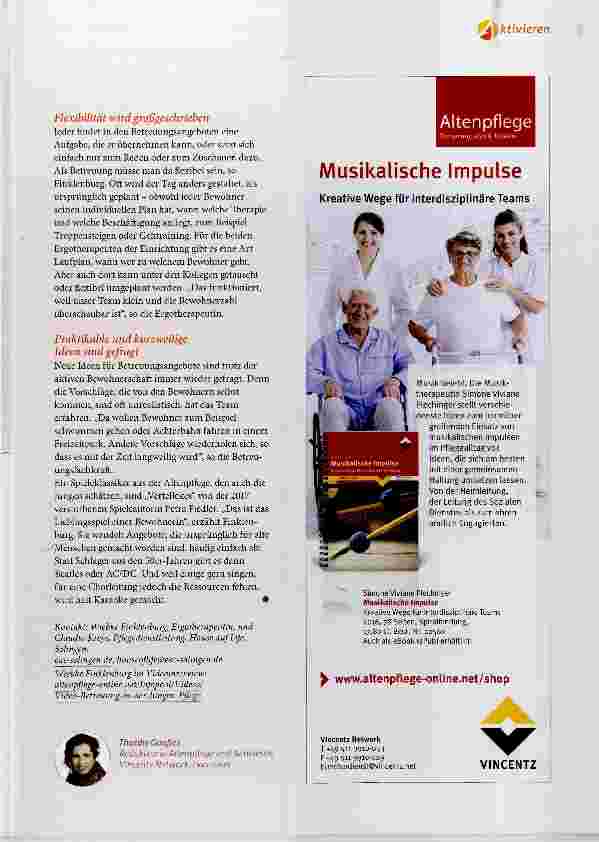 Vorschauseite 5: Therapeutische Angebote sind Trumpf