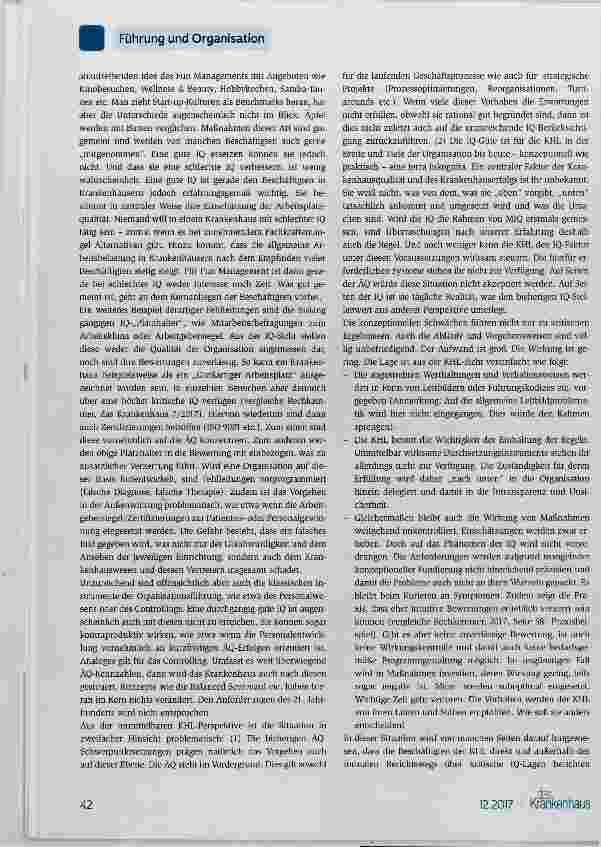 Vorschauseite 3: Krankenhausmanagement im 21. Jahrhundert