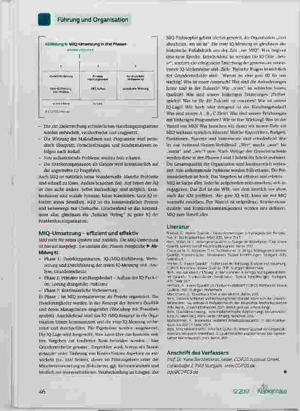 Vorschauseite 6: Krankenhausmanagement im 21. Jahrhundert