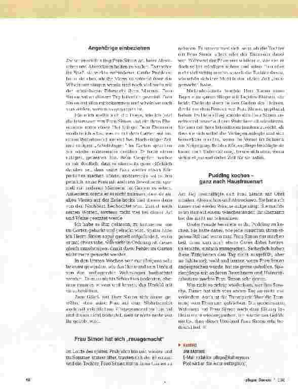 Vorschauseite 4: Das Umfeld berücksichtigen