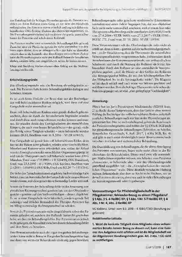 Vorschauseite 2: Ausgewählte Rechtsprechung zu Gesundheit und Pflege