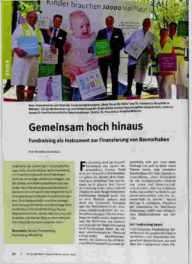 Vorschauseite 1: Gemeinsam hoch hinaus