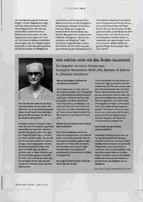 Vorschauseite 5: STUDIEREN, UM ZU ASSISTIEREN?