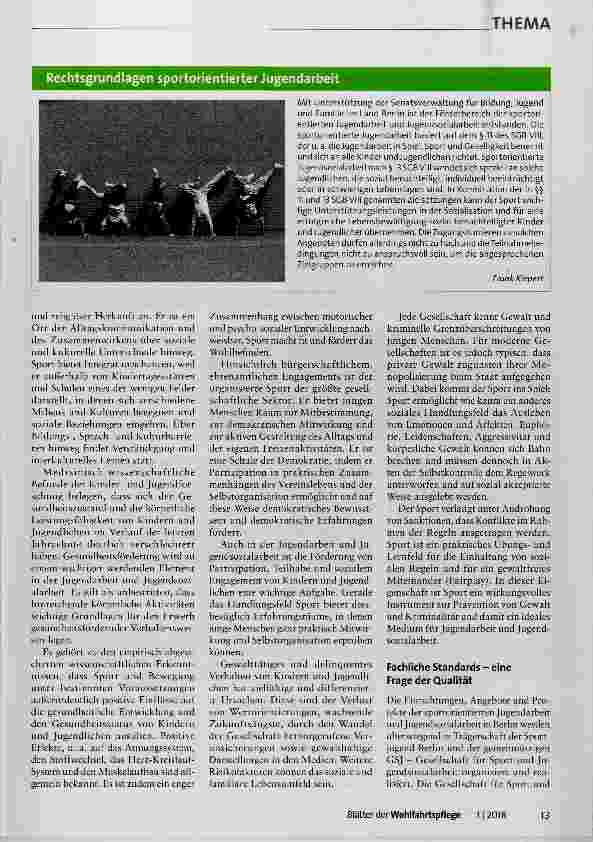 Vorschauseite 2: Damit niemand im Abseits steht