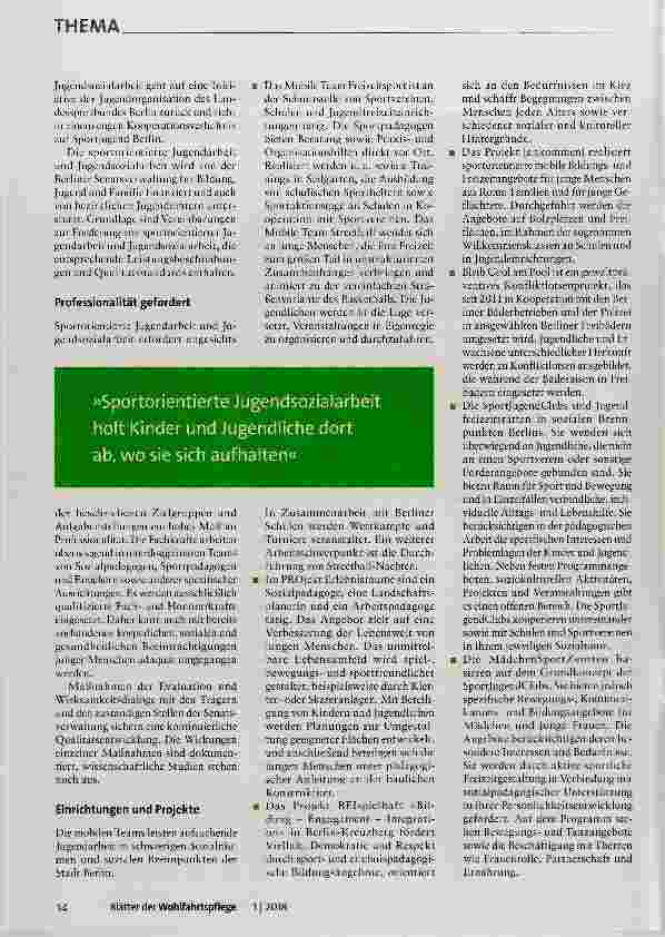 Vorschauseite 3: Damit niemand im Abseits steht