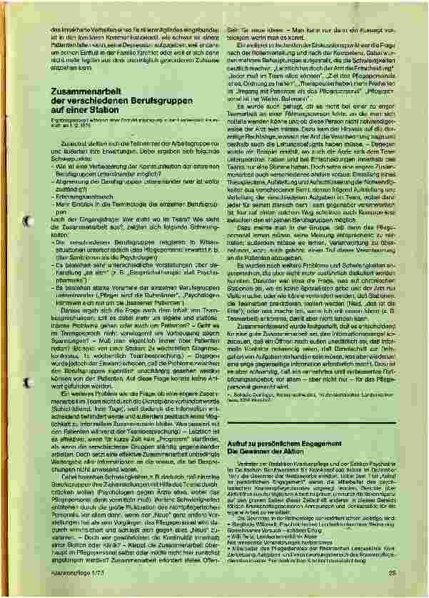 Vorschauseite 2: Probleme der Familien mit psychisch Kranken