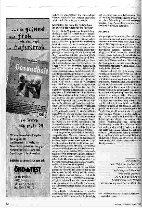 Vorschauseite 5: Wo bleibt die Pille für den Mann?