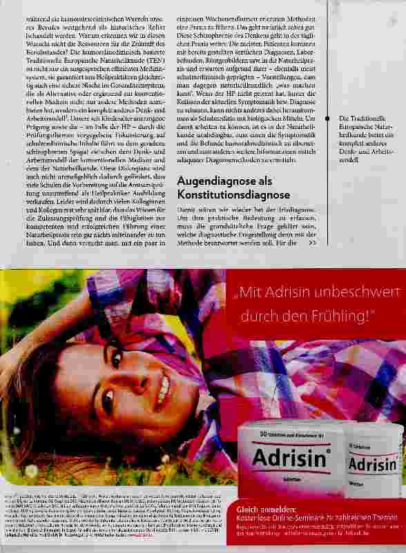 Vorschauseite 3: Augendiagnose vorwärts zu unseren Wurzeln