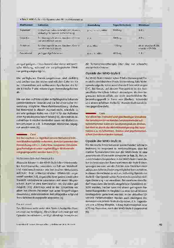 Vorschauseite 3: Schmerztherapie in der Paiiiativmedizin Pain Management in Paiiiative Care
