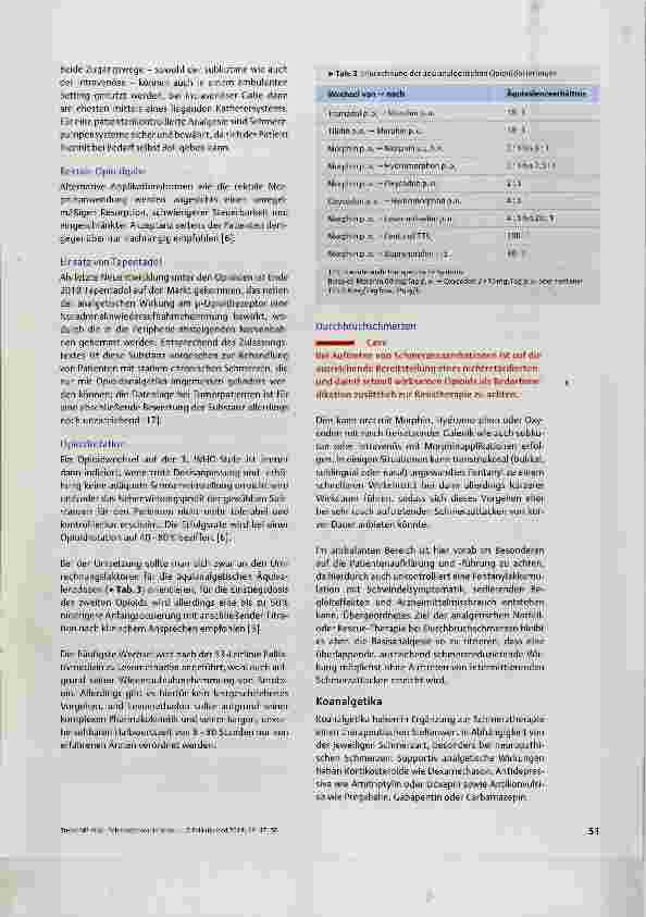 Vorschauseite 5: Schmerztherapie in der Paiiiativmedizin Pain Management in Paiiiative Care