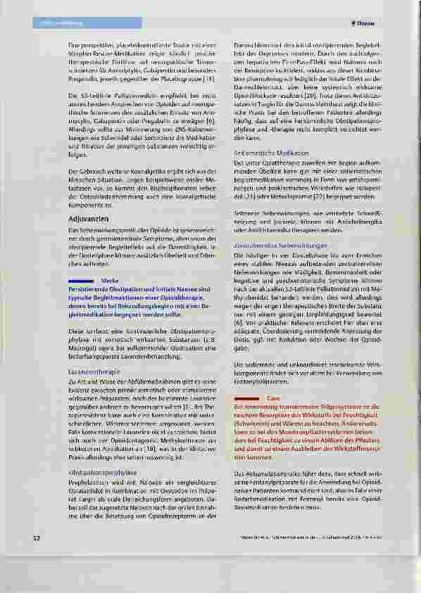 Vorschauseite 6: Schmerztherapie in der Paiiiativmedizin Pain Management in Paiiiative Care