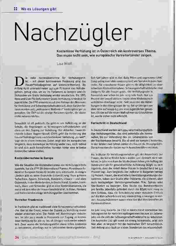 Vorschauseite 1: Nachzügler