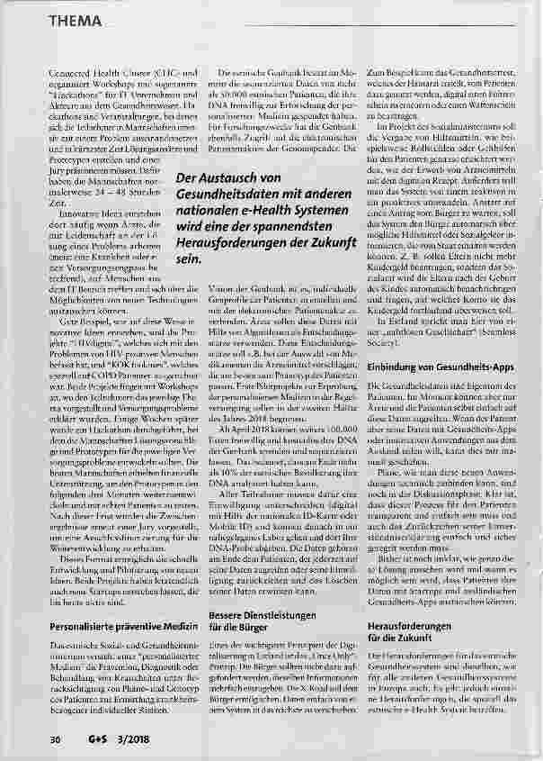 Vorschauseite 6: E-Health in Estland