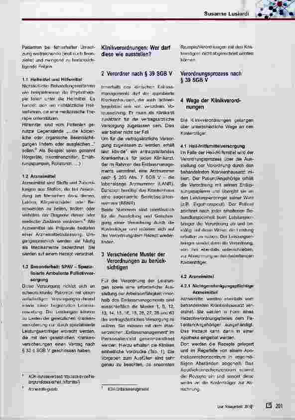 Vorschauseite 3: Arznei-, Heilund Hilfsmittel an der Schnittstelle zwischen klinischer und außerklinischer Versorgung