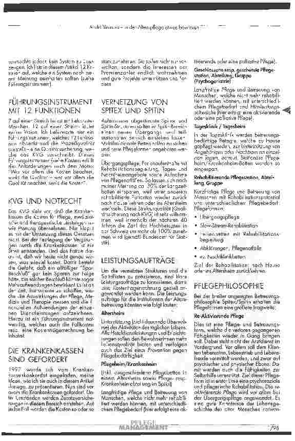 Vorschauseite 2: In der Alterspflege etwas bewirken