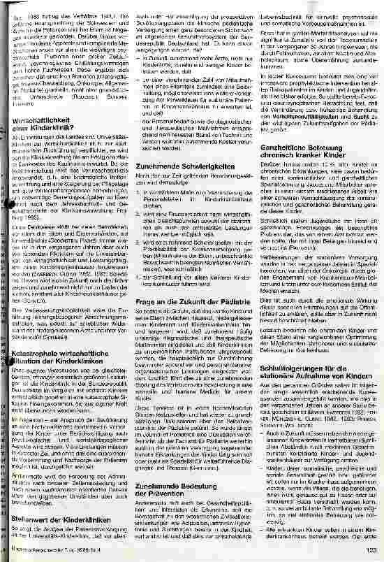 Vorschauseite 4: Veränderte klinische Pädiatrie