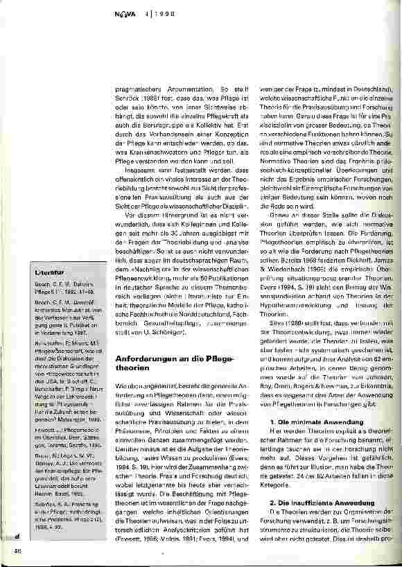 Vorschauseite 2: Perspektiven der Pflegewissenschaft Theoriebildung in einer Praxisdisziplin
