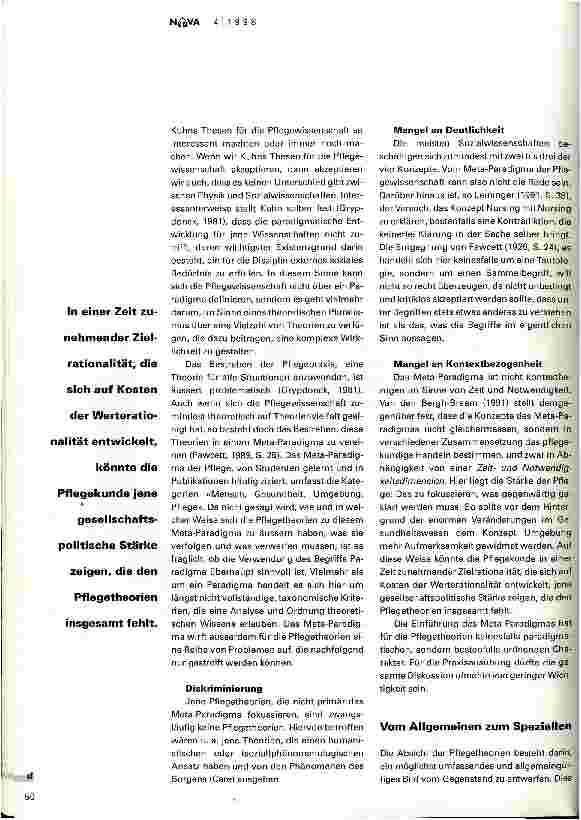Vorschauseite 4: Perspektiven der Pflegewissenschaft Theoriebildung in einer Praxisdisziplin