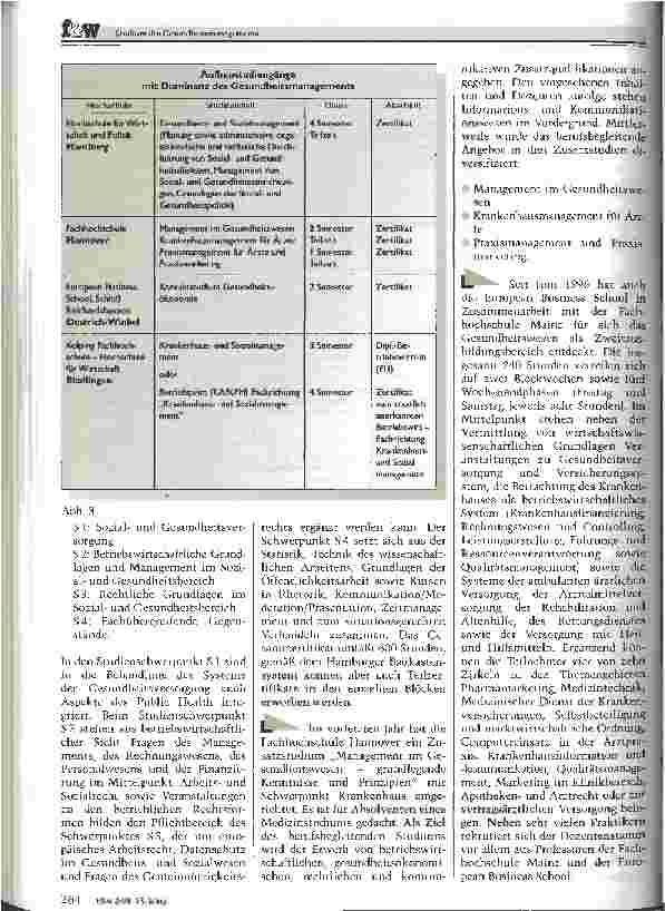 Vorschauseite 4: Studium des Gesundheitsmanagements