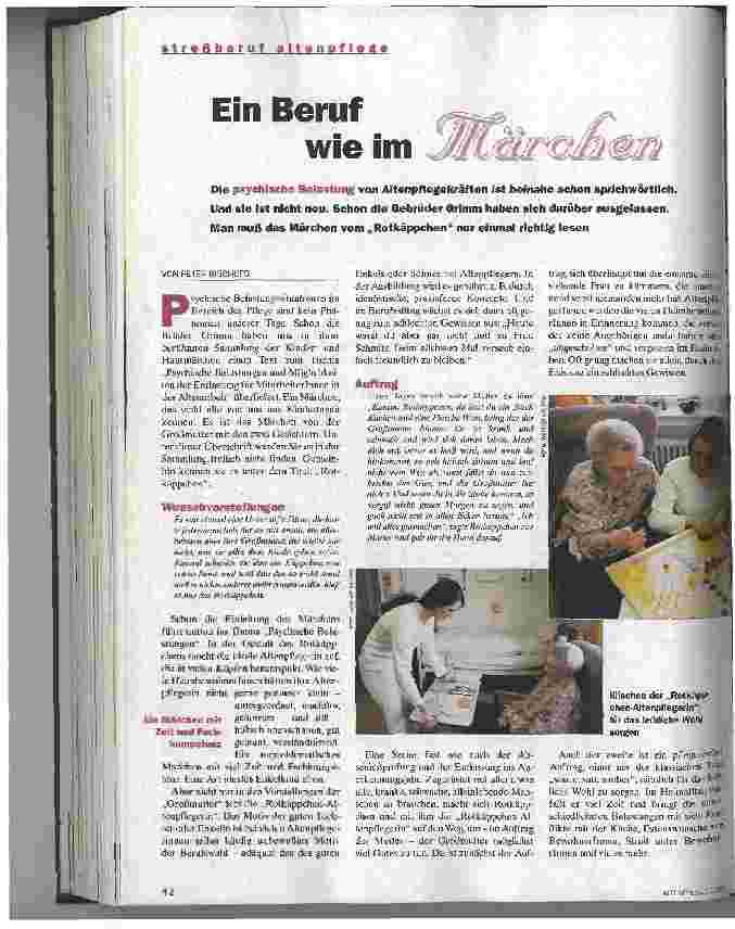 Vorschauseite 1: Ein Beruf wie im Märchen