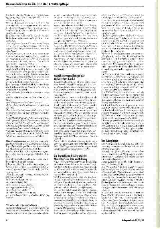 Vorschauseite 3: Die weisen Frauen - gelebte Vorbilder für eine emanzipatorische Krankenpflege Geschichte der Krankenpflege