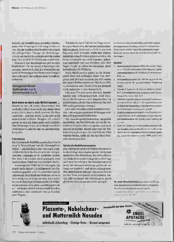 Vorschauseite 5: Gut verhütet auch in der Stillzeit