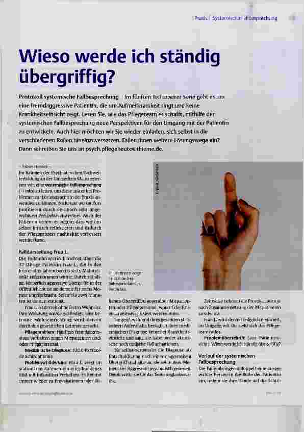 Vorschauseite 1: Wieso werde ich ständig übergriffig?