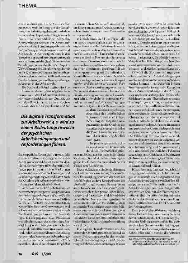 Vorschauseite 4: Neue Qualität der Arbeit neue Qualität der Prävention?