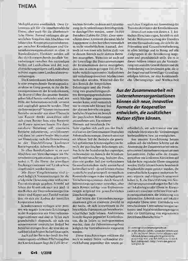 Vorschauseite 6: Neue Qualität der Arbeit neue Qualität der Prävention?
