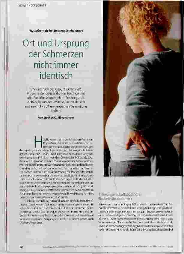 Vorschauseite 1: Ort und Ursprung der Schmerzen nicht immer identisch