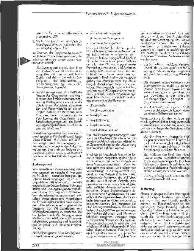 Vorschauseite 3: Projektmanagement