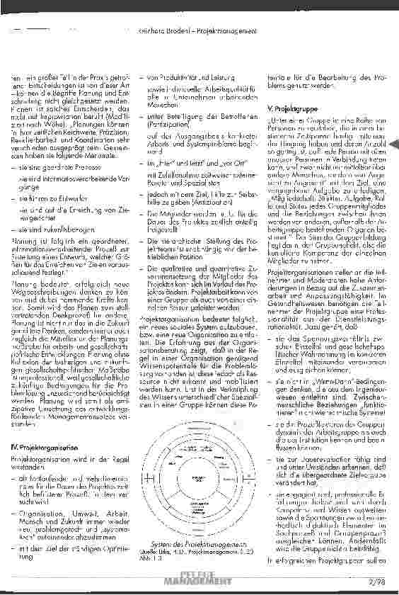 Vorschauseite 4: Projektmanagement